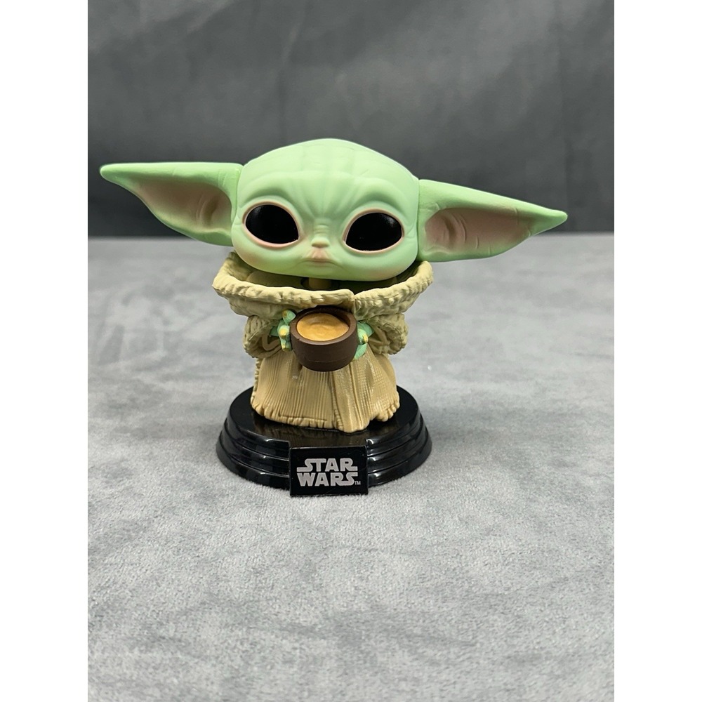 Funko‎ Pop 378 The Child Grogu Star Wars Soup Star Wars Mandolorian No Box Loose
